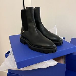 Stuart weitzman leather booties